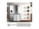 Hisense Frigorifero Americano 4 Porte RQ5P470SMIE - 460 L, Total No Frost, Libera Installazione, Classe E - immagine 7