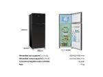 Hisense Frigorifero Doppia Porta Libera Installazione RT267D4ABE - 143 cm, 206 L, Nero, Classe E - immagine 3