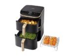 COSORI Friggitrice ad Aria Turbo Tower Pro Smart CSDC123SD - Cestello 10.8 L, Wi-Fi, 2630W, Nero/Oro - immagine 2