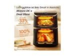 COSORI Friggitrice ad Aria Turbo Tower Pro Smart CSDC123SD - Cestello 10.8 L, Wi-Fi, 2630W, Nero/Oro - immagine 3
