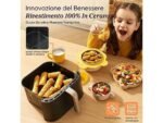 COSORI Friggitrice ad Aria Turbo Tower Pro Smart CSDC123SD - Cestello 10.8 L, Wi-Fi, 2630W, Nero/Oro - immagine 6