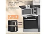 COSORI Friggitrice ad Aria Turbo Tower Pro Smart CSDC123SD - Cestello 10.8 L, Wi-Fi, 2630W, Nero/Oro - immagine 17
