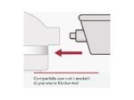 KitchenAid 5KSMVSA Accessorio Affettatore e Grattugia Multifunzione Bianco - immagine 8