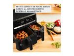 MOULINEX Dual Easy Fry EZ901N Friggitrice ad Aria 8.3L 2700W Doppia Zona Nero - immagine 3