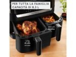 MOULINEX Dual Easy Fry EZ901N Friggitrice ad Aria 8.3L 2700W Doppia Zona Nero - immagine 4