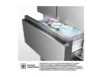 Hisense Frigorifero Americano 4 Porte RF632N4BCE - 485 L, No Frost, Inverter, Inox, Classe C - immagine 10