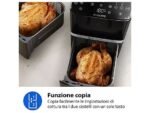 Philips Friggitrice ad Aria Verticale Serie 4000 NA461/00 - Doppio Cestello con Finestra 10 L, 2750W, PFAS Free, Nero - immagine 11