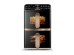 Philips Friggitrice ad Aria Verticale Serie 4000 NA462/80 Doppio Cestello con Finestra 10 L, 2750W, PFAS Free, Bianco - immagine 2