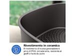 Philips Friggitrice ad Aria Verticale Serie 4000 NA462/80 Doppio Cestello con Finestra 10 L, 2750W, PFAS Free, Bianco - immagine 8
