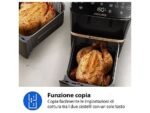 Philips Friggitrice ad Aria Verticale Serie 4000 NA462/80 Doppio Cestello con Finestra 10 L, 2750W, PFAS Free, Bianco - immagine 11