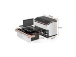COSORI Dual Blaze TwinFry FRIGGITRICE AD ARIA, capacità 10 l, Max potenza 2800 W, Bianco - immagine 2