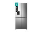 Hisense Frigorifero Americano 4 Porte RQ5P470SMIE - 460 L, Total No Frost, Libera Installazione, Classe E