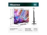 Hisense 85Q7S TV QLED 85" Smart TV VIDAA 4K UHD Dolby Vision IQ COD 85Q7S - immagine 7