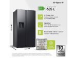 SAMSUNG RS80F66KBFEF frigorifero americano - immagine 2