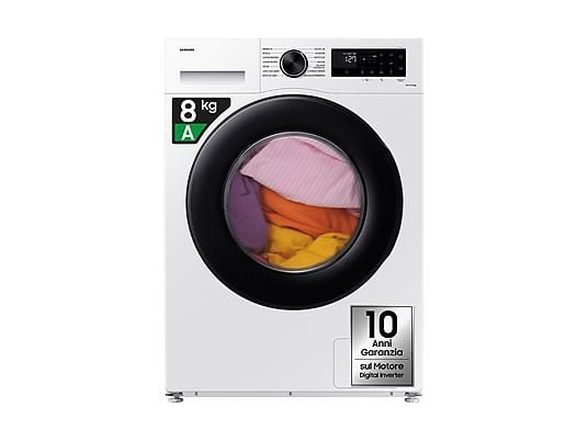 ASSET_MMS_173705374.jpg SAMSUNG WW80CGC04DAEET Lavatrice 8 Kg 1400 Giri con Ecobubble, Vapore Igienizzante e Wi-Fi - immagine 1