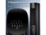 Midea MAC402R0BPK Raffrescatore Evaporativo e Ventilatore a Torre con Telecomando 4L Nero - immagine 4