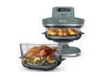 Ninja Friggitrice ad Aria Crispi Pro XL 7-in-1 AS101EUGY - Contenitore in Vetro 5.7 L, 2050W, Grigio - immagine 2