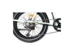 Legnano Atlas Flex Bicicletta Elettrica Cargo Pieghevole 250W 36V 10.4Ah Ruote 20'' Verde Pastello - immagine 6