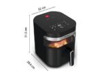 MOULINEX Easy Fry Infrared EZ8328 Friggitrice ad Aria 7L 2180W Tecnologia Infrarossi Nero - immagine 2