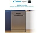 Candy Lavastoviglie a Libera Installazione CF 3C7L0X - 60 cm, Inox, Wi-Fi, Smart Door, Classe C - immagine 6