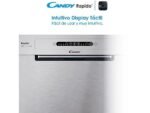 Candy Lavastoviglie a Libera Installazione CF 3C7L0X - 60 cm, Inox, Wi-Fi, Smart Door, Classe C - immagine 7
