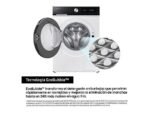 SAMSUNG WW90DB7U94GEU3 Lavatrice 9 Kg 1400 Giri Classe A AI Wash Wi-Fi White/Black - immagine 5