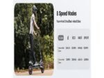 iScooter iX7 Pro Monopattino Elettrico Off-Road 1000W 17.5Ah Ruote 10'' Autonomia 80km Nero - immagine 5