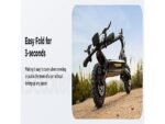 iScooter iX7 Pro Monopattino Elettrico Off-Road 1000W 17.5Ah Ruote 10'' Autonomia 80km Nero - immagine 6