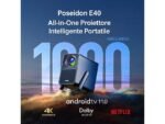 Ultimea Poseidon E40 Videoproiettore da Esterno Android TV 11 Full HD 1000 ANSI Blu - immagine 2