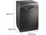 Bosch Lavastoviglie a Libera Installazione SMS4EMC06E - 60 cm, 42 dB, Cassetto Posate, Classe B - immagine 2
