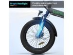 Hitway BK11 Bicicletta Elettrica Pieghevole 250W 36V Ruote 20 Alluminio Verde - immagine 5
