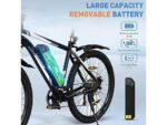 Colorway BK15 Bicicletta Elettrica Pieghevole 250W 36V Biammortizzata Nero - immagine 2