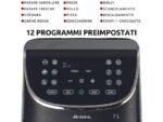 Ariete Friggitrice ad Aria Airy Fryer XXL 4627/00 - Cestello 2.8 kg, Touch, 1800W, Nero/Metallo - immagine 3