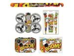 Wigento Set Adesivi Protettivi Skin Design Multicolore per DJI Neo Drone e Controller RC-N3 - immagine 3