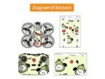 Wigento Set Adesivi Protettivi Skin Design Multicolore per DJI Neo Drone e Controller - immagine 2