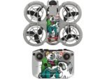 Wigento Set Adesivi Protettivi Skin Design Multicolore per DJI Neo Drone e Controller - immagine 3