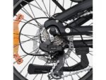 Engwe L20 3.0 Boost Fat Bike Elettrica Pieghevole 250W 48V Schermo a Colori Bluetooth Nero - immagine 5