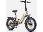 Engwe L20 3.0 Boost Fat Bike Elettrica Pieghevole 250W 48V Schermo a Colori Bluetooth Nero - immagine 2