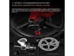 Lankeleisi G650 Bicicletta Elettrica Pieghevole 500W 48V Alluminio Nero - immagine 3