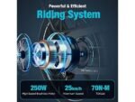Hitway BK10Pro Bicicletta Elettrica Pieghevole 250W 48V 15Ah - immagine 7