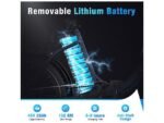 Hitway BK6S Plus Fat Bike Elettrica Pieghevole Smart 250W 1200Wh Ruote 20 Carbonio Nero - immagine 6