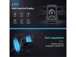 Hitway BK6S Plus Fat Bike Elettrica Pieghevole Smart 250W 1200Wh Ruote 20 Carbonio Nero - immagine 7