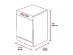 Bosch Lavastoviglie a Libera Installazione SMS4HVW14E - 60 cm, 14 Coperti, 46 dB, Bianco, Classe C - immagine 2