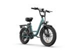 UrLife E20 Citybike Elettrica Pieghevole 500W Ruote 20'' 50km Autonomia Blu Nero - immagine 2