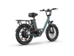UrLife E20 Citybike Elettrica Pieghevole 500W Ruote 20'' 50km Autonomia Blu Nero - immagine 3