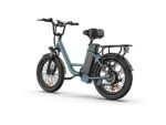 UrLife E20 Citybike Elettrica Pieghevole 500W Ruote 20'' 50km Autonomia Blu Nero - immagine 4