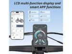 Hitway BK18S Citybike Elettrica Smart 250W 36V Ruote 27.5'' Sblocco App NFC Alluminio Nero - immagine 6