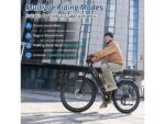 Hitway BK18S Citybike Elettrica Smart 250W 36V Ruote 27.5'' Sblocco App NFC Alluminio Nero - immagine 8