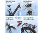 Hitway BK18S Citybike Elettrica Smart 250W 36V Ruote 27.5'' Sblocco App NFC Alluminio Nero - immagine 10