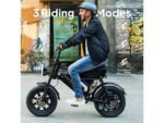 UrLife T16 Citybike Elettrica Pieghevole Ruote 16'' 120km Autonomia Nero - immagine 3